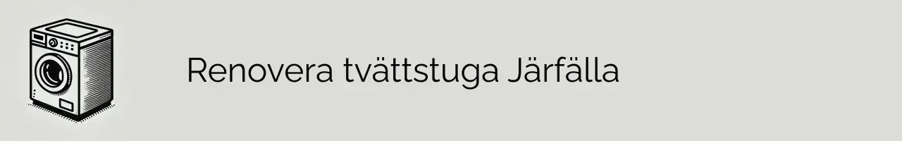 Renovera tvättstuga Järfälla